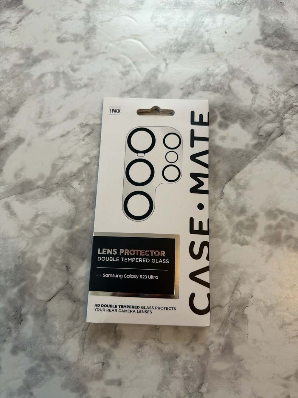 Case-Mate Lens Protector Double Tempered Glass for Samsung Galaxy S23 Ultra